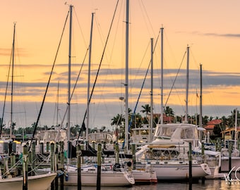 Florida Print, Naples Florida, Boat Photography, Boat Marina, Florida Art, Boat Photo, Boat Decor, Naples Marina, Florida Marina