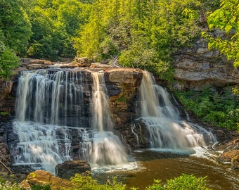 Blackwater Falls, West Virginia Fine Art Landscape Photograph Print for your Walls