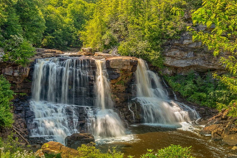Blackwater Falls, West Virginia Fine Art Landscape Photograph Print for your Walls image 1