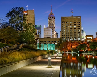 Indianapolis Skyline,  Indianapolis, Indianapolis Art, Indianapolis Photography, Skyline Print, Indianapolis Photo, Large Art Print