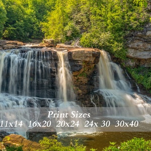 Blackwater Falls, West Virginia Fine Art Landscape Photograph Print for your Walls image 5