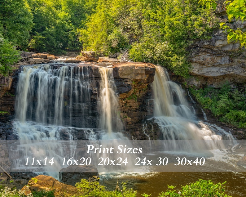 Blackwater Falls, West Virginia Fine Art Landscape Photograph Print for your Walls image 5