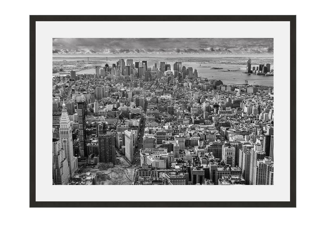 New York City Skyline Print, Wall Art on Canvas or Print, Home Decor on ...