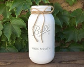 Half Gallon, Large Mason Jar, Mason Jar Decor, Country Decor, Rustic Home Decor, Centerpiece, Farmhouse Decor, Mason Jar Vase, Mason Jar