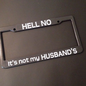 NÃO É A moldura da placa do MEU MARIDO