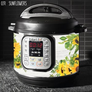 Instant Pot Magnetic Skin - Sunflower wrap