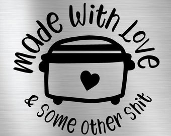Instant Pot Decal - Made with Love sticker