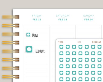 Text Message Icon Planner Stickers for Makse Life Planner U51