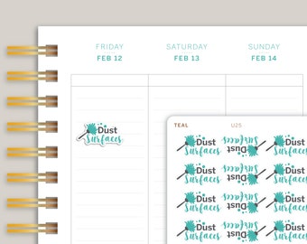 Dust Surfaces Planner Stickers for MakseLife Planner U25