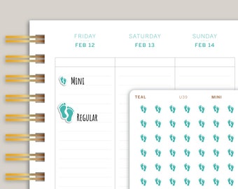 Baby Feet Icon Planner Stickers for Makse Life Planners U39