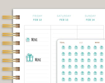 Birthday Icon Planner Stickers for Makse Life Planner U12