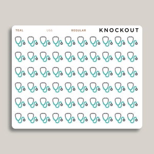Doctor/Stethoscope Icon Planner Stickers for Makse Life Planner U66 image 8