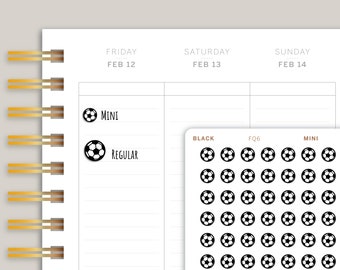 Soccer/Football Sports Planner Stickers FQ6