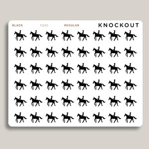 Equestrianism / Horseback Riding Sports Planner Stickers FQ40 Regular