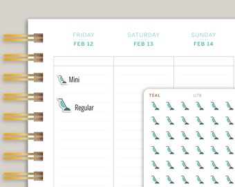 Vacuum Icon Stickers for MakseLife Planner U78