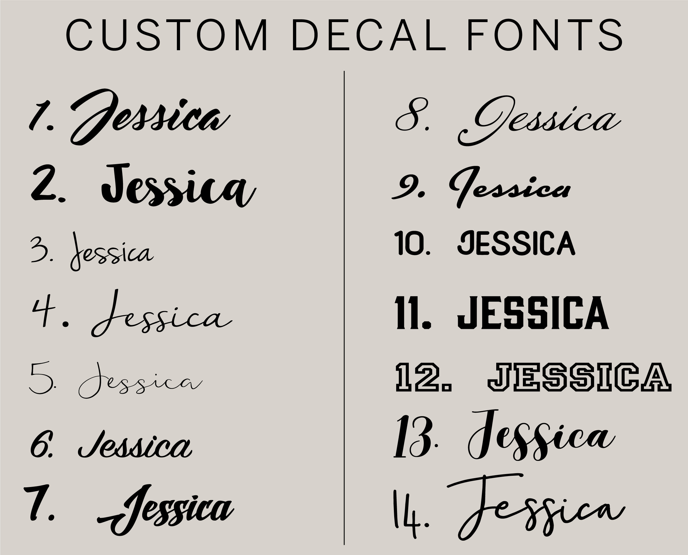 CUSTOM Vinyl Name Decal for Inkwell Press Planner Erin Etsy