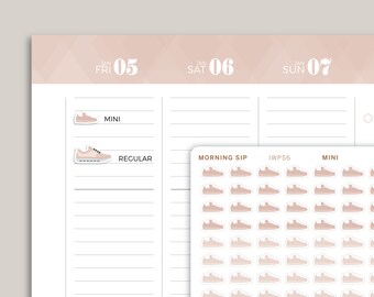 Shoe Icon Planner Stickers for inkWELL Press IWPS6