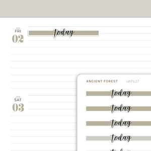 Stickers FLEX Highlight pour agendas de presse inkWELL IWPL27