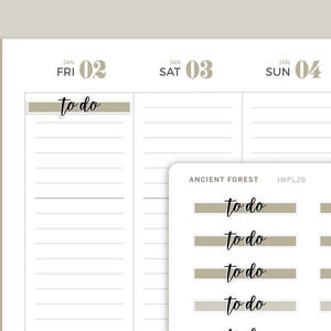 CLASSIC Highlight Header Stickers for inkWELL Press Planners IWPL26