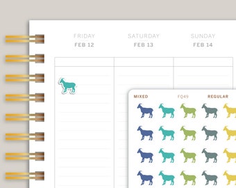 Goat Icon Planner Stickers FQ49