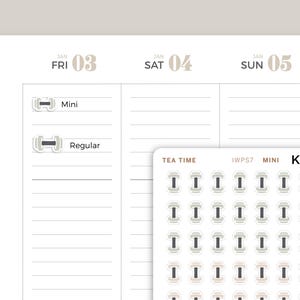 Dumbbell Icon Planner Stickers for inkWELL Press IWPS7