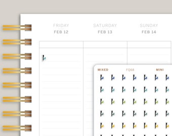 Rock Climbing Planner Stickers FQ68