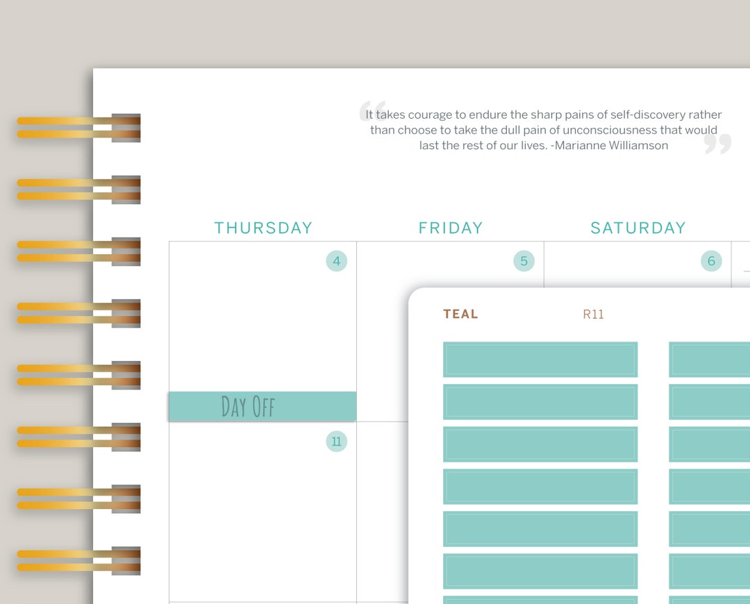 Matte Transparent Monthly Label Planner Stickers for Makselife Planner ...