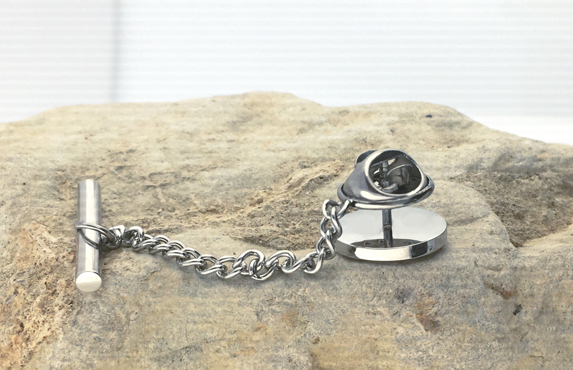 cuff links and tie pin