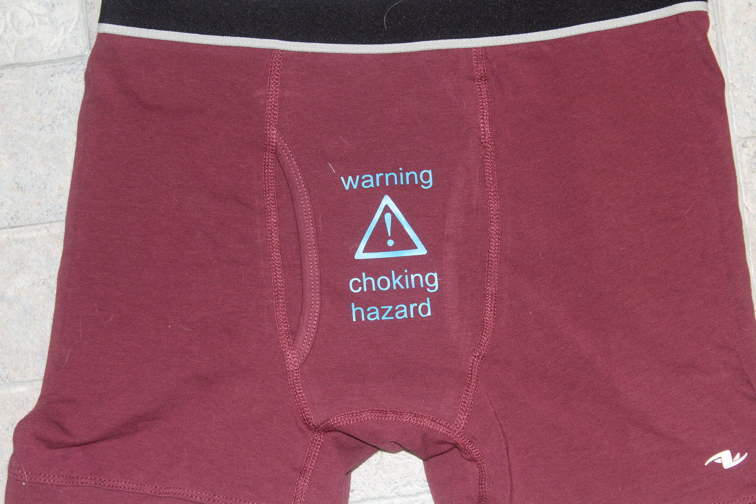 Warning Choking Hazard Boxer Briefs, Gifts for Him, Valentine's Day Gifts -   Canada