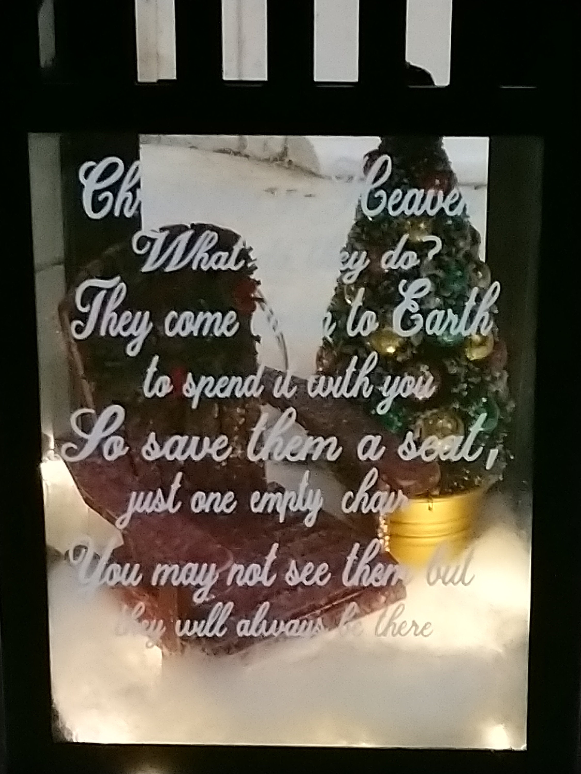 Christmas in Heaven Lantern Memorial Lantern Remembrance  Etsy Canada