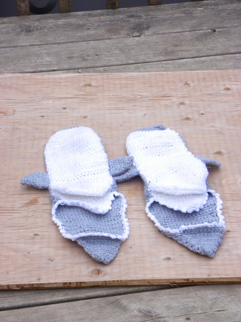 Crochet Shark Slipper Foot Eating Socks Unisex Slippers Etsy