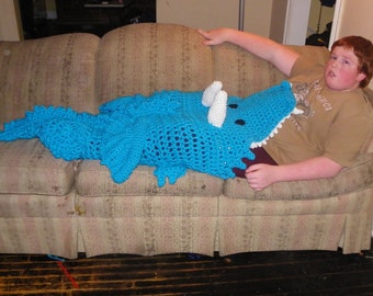Crochet Dragon Blanket, Cocoon Leg Warmer, Crochet Mythological Dragon Blanket , Eaten by a Dragon blanket, Knit Dragon blanket