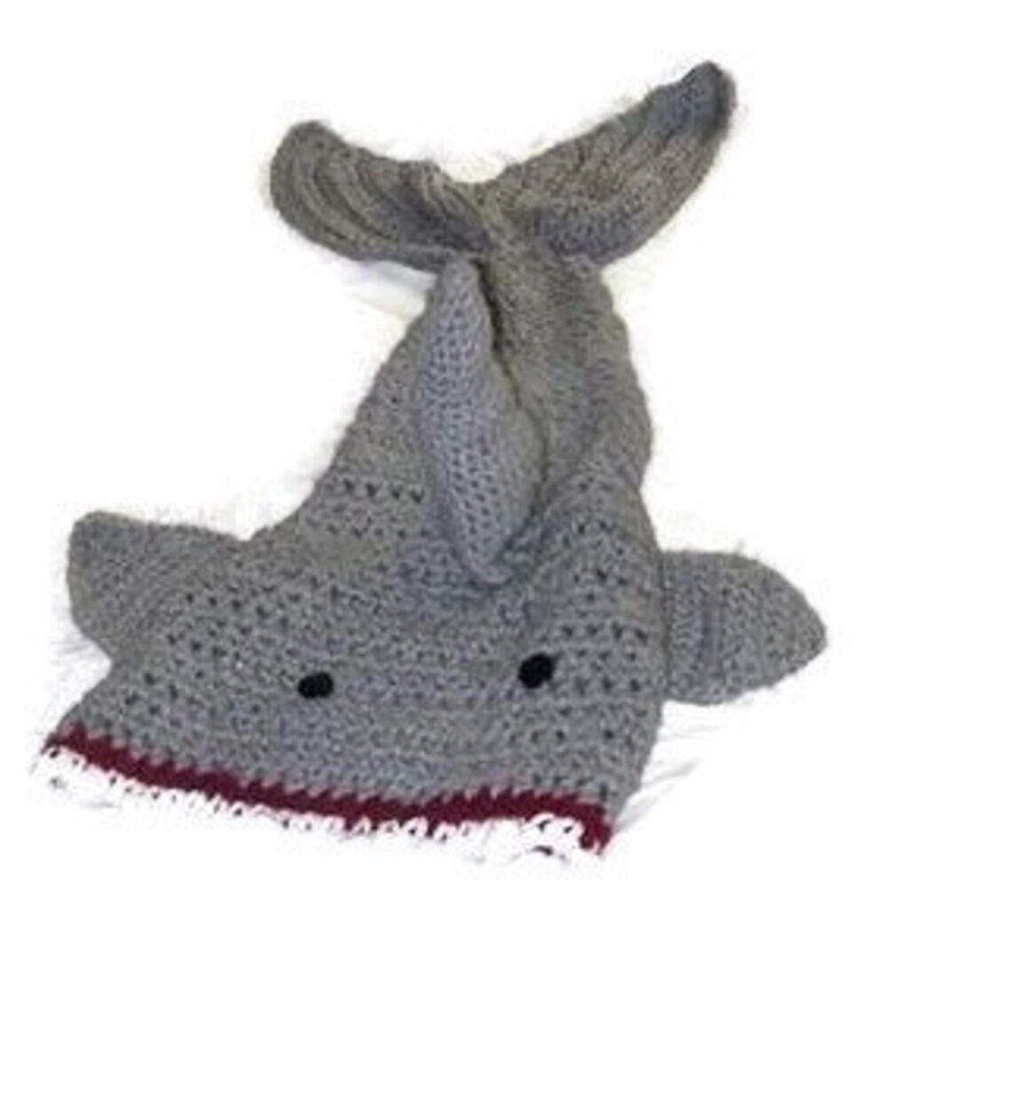 Crochet Blanket Shark Blanket Chunky Knit Blanket Weighted Etsy Canada