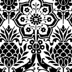 Damask Vector Set 10 seamless patterns for instant download, scrapbooking supply, printable image 6
