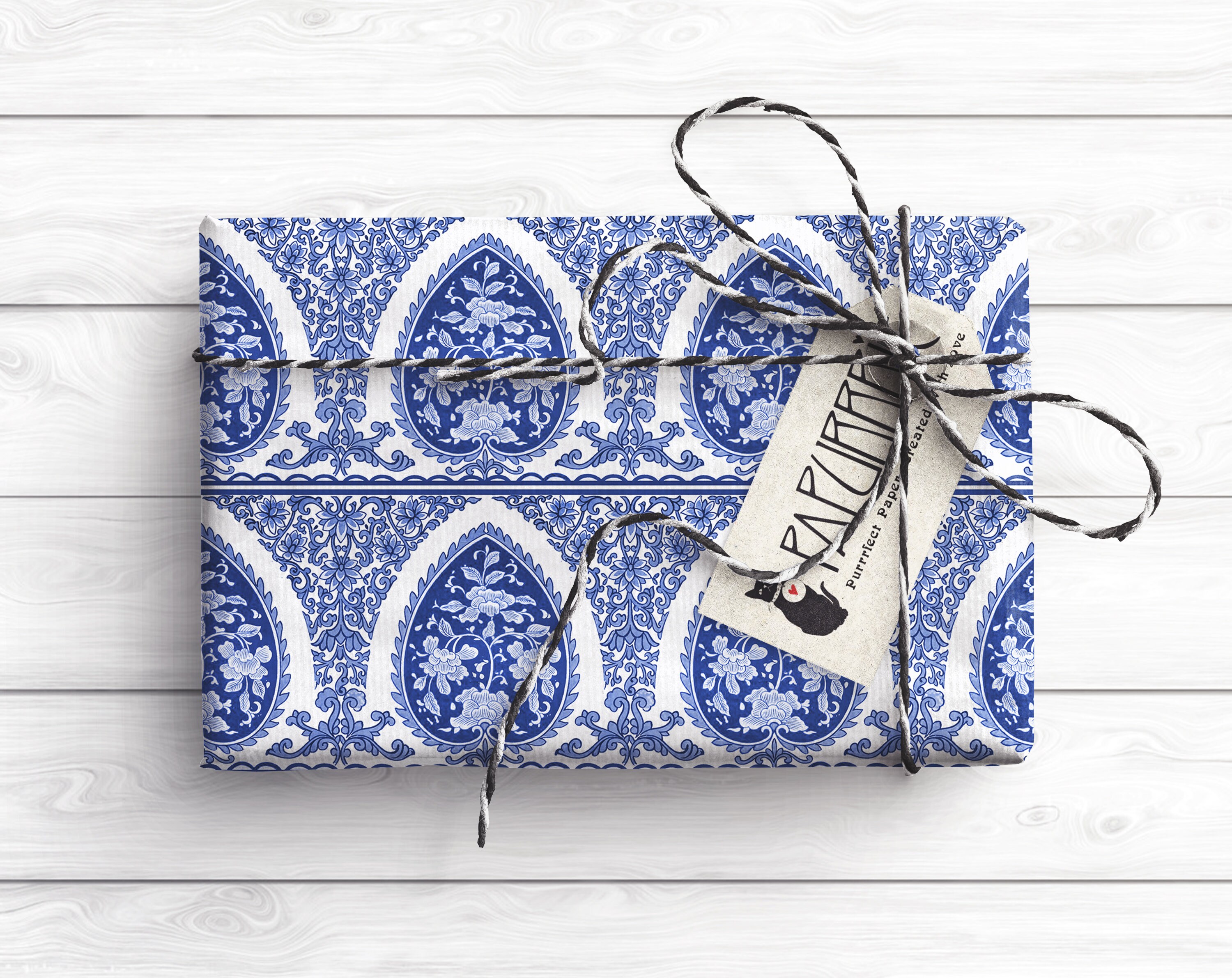 Blue China Set 1 - Seamless Pattern, Instant Download Digital Paper ...