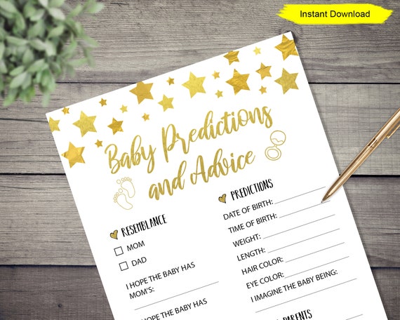 INSTANT DOWNLOAD Twinkle Little Star Baby Shower Bingo game printable digital gold stars sprinkle party co ed shower couples