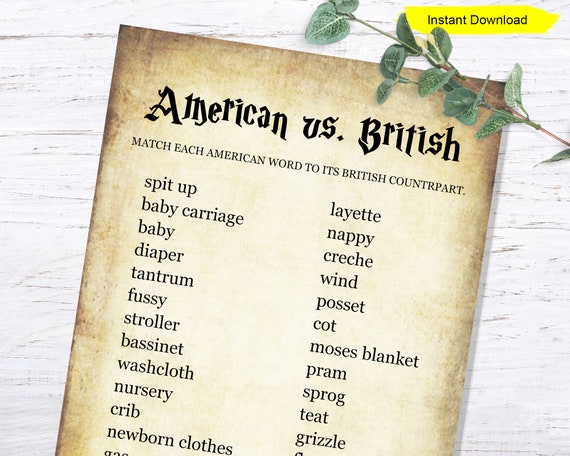 british word for baby carriage
