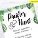 Jungle Pacifier Hunt Game INSTANT DOWNLOAD Printable Print Baby Shower ...