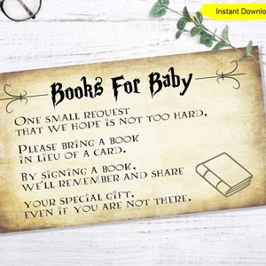 Bücher für Baby-Einladung - INSTANT DOWNLOAD - printable digitale Paare Co ed Dusche Sprinkle Party Baby Shower laden Bibliothekskarte ein