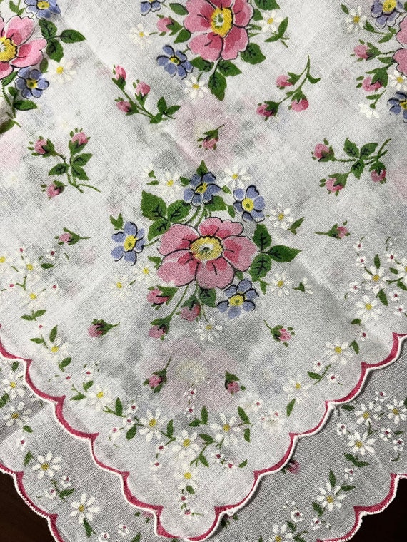 Vintage Handkerchiefs, Embroidered Handkerchiefs,… - image 1