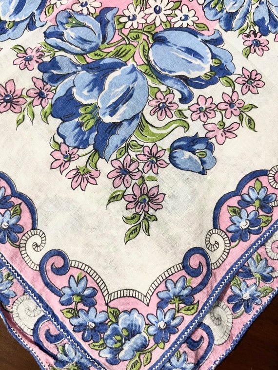 Vintage Handkerchiefs, Embroidered Handkerchiefs,… - image 2