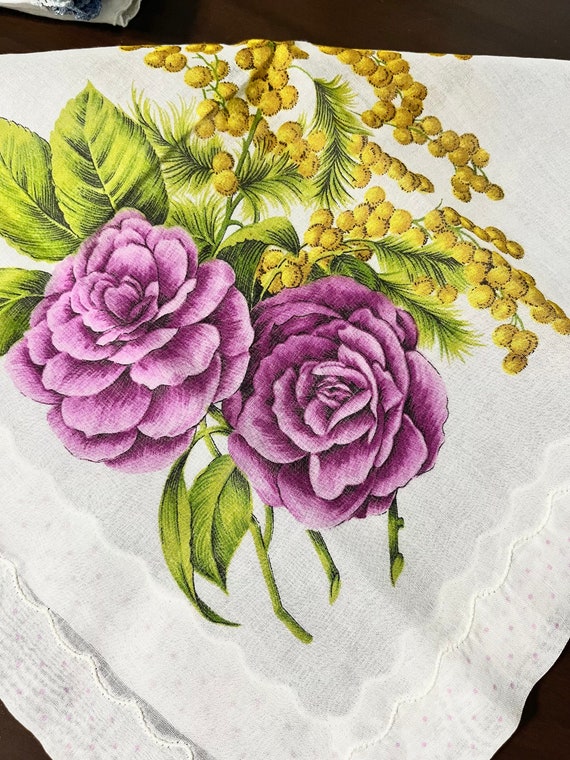 Vintage Handkerchiefs, Embroidered Handkerchiefs,… - image 8