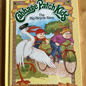 1984 Cabbage Patch Kids: The Big Bicycle Race, Vintage Children's Book