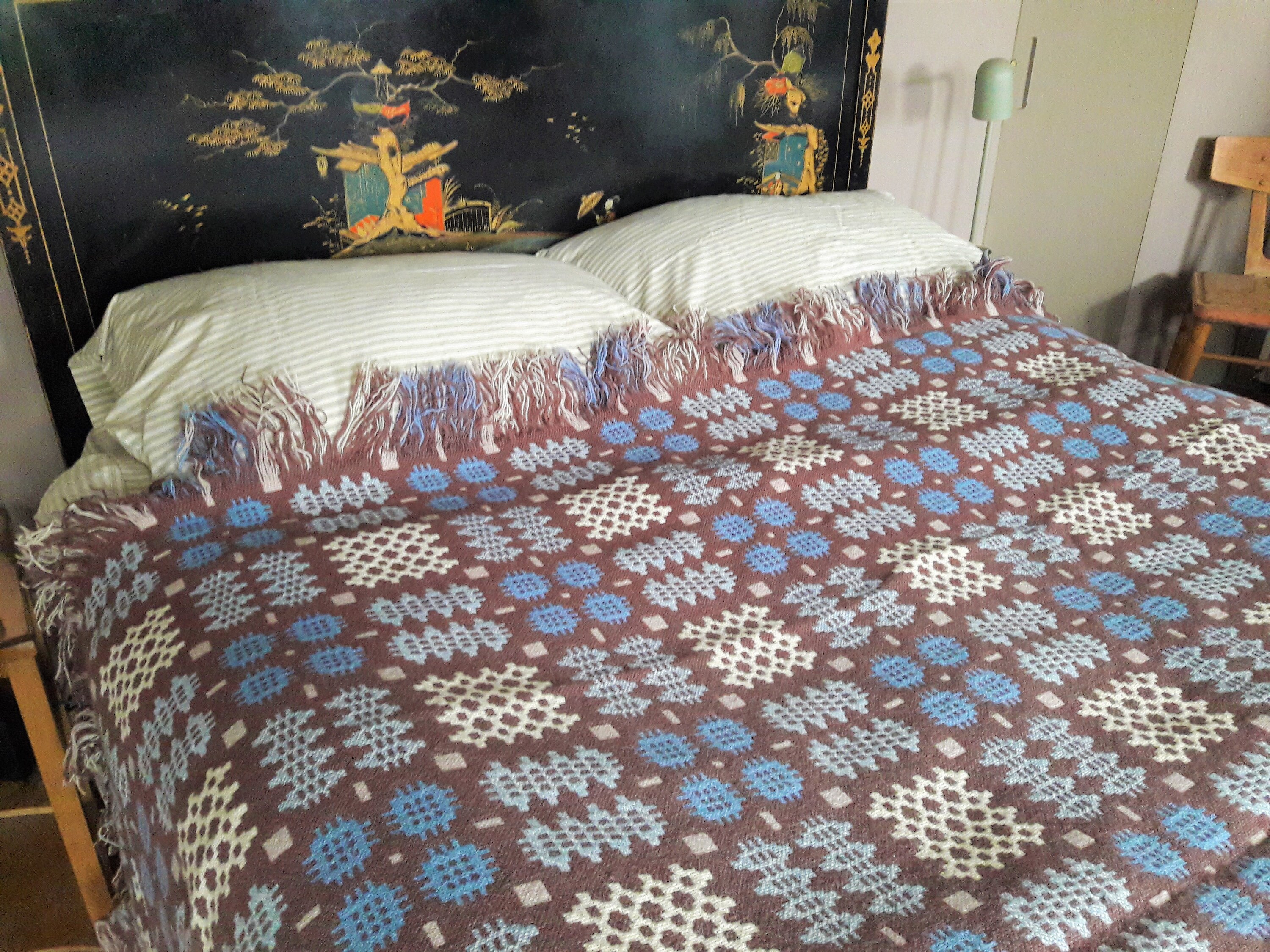 Vintage Welsh Tapestry Blanket Caernarfon Welsh Blanket Etsy UK