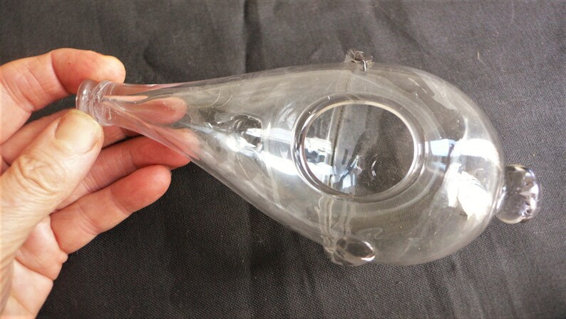 Antique Vintage Glass Bird Feeder Hanging Bird Feeder Rare Etsy