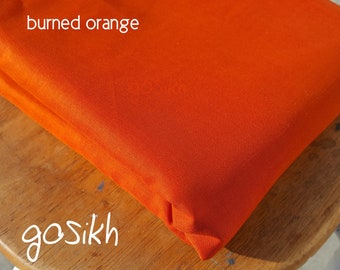 Full voile Burned Orange  Turban - 5 meters
