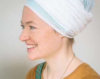 Sikh Turban - Full Voile White - 1 or 2 meter