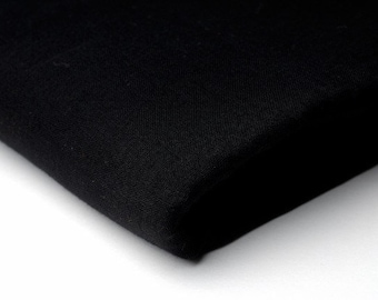 Full Voile Black Sikh Turban - 3-8 meters