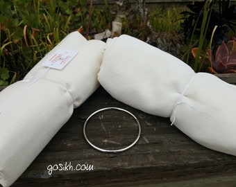 Sikh Turban - Organic Turban + Chunni + Kara - Set - Free Shipping!