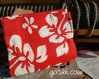 Sikh Turban - Hawai'i Turban - Red - Aloha Spirit!